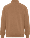Am image of a Custom ATC Earth Wash Tourbillon Fleece Quarter Zip Sweatshirt in Caramel!