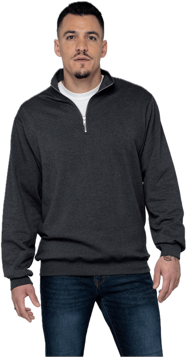An image of a Custom ATC Earth Wash Tourbillon Fleece Quarter Zip Sweatshirt!