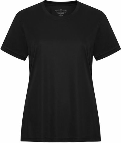 Am image of a Custom ATC Essential Performance Ladies Tee in Black!