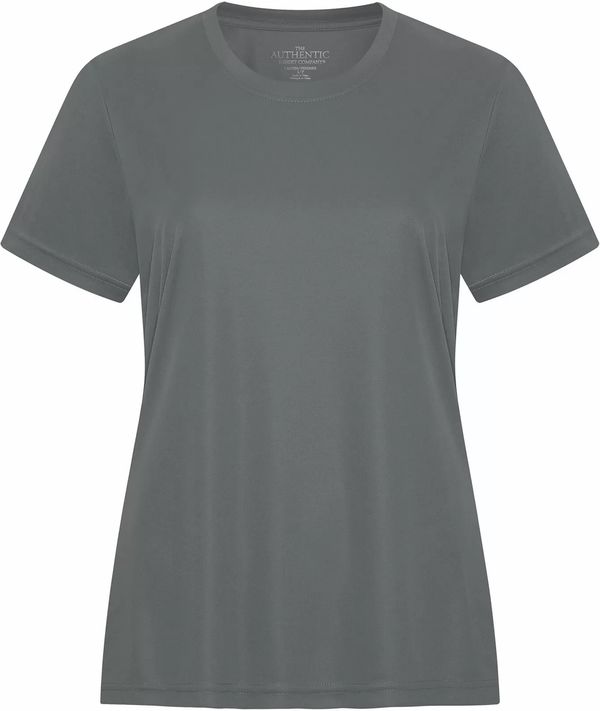 Am image of a Custom ATC Essential Performance Ladies Tee in Coal Grey!