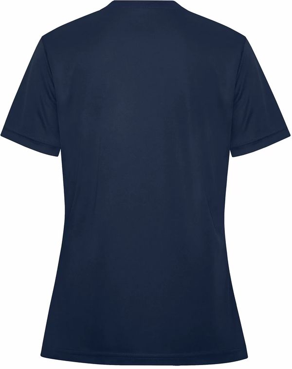 Am image of a Custom ATC Essential Performance Ladies Tee in True Navy!