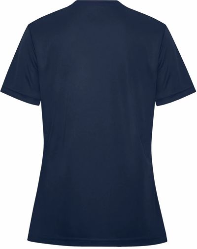 Am image of a Custom ATC Essential Performance Ladies Tee in True Navy!