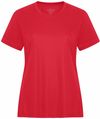 Am image of a Custom ATC Essential Performance Ladies Tee in True Red!