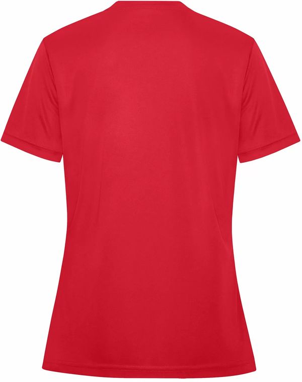 Am image of a Custom ATC Essential Performance Ladies Tee in True Red!