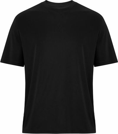 Am image of a Custom ATC Essential Performance Tee in Black!