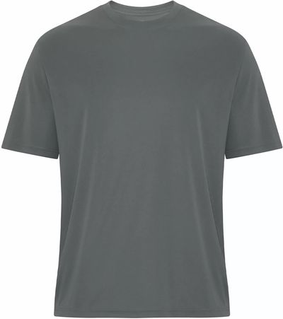 Am image of a Custom ATC Essential Performance Tee in Coal Grey!