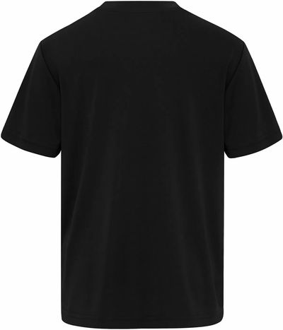 Am image of a Custom ATC Essential Performance Youth Tee in Black!