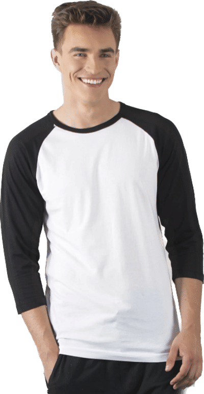 An image of a Custom ATC Eurospun Ring Spun Baseball Tee!