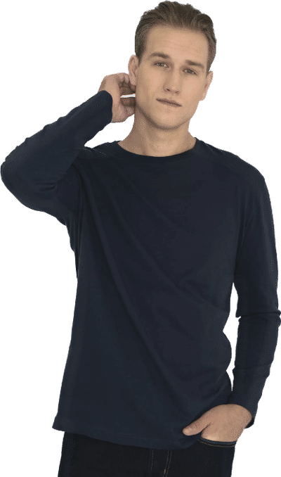An image of a Custom ATC Eurospun Ring spun Long Sleeve Tee!