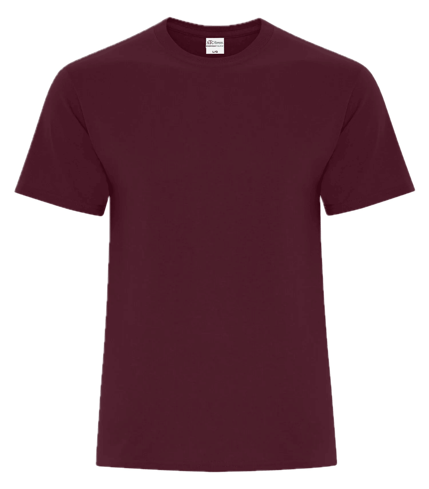 ATC Everyday Cotton Blend Tee in Maroon
