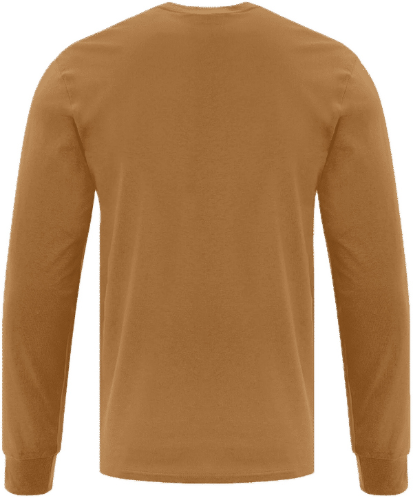 Am image of a Custom ATC EVERYDAY COTTON LONG SLEEVE TEE in Caramel!
