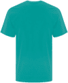 Am image of a Custom ATC Everyday Cotton Tee in Bright Aqua!