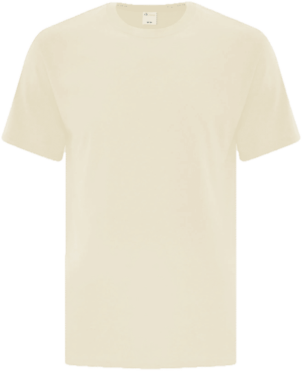 Am image of a Custom ATC Everyday Cotton Tee in Natural!