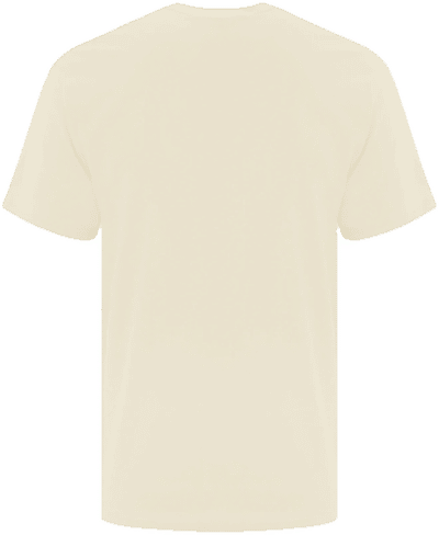 Am image of a Custom ATC Everyday Cotton Tee in Natural!