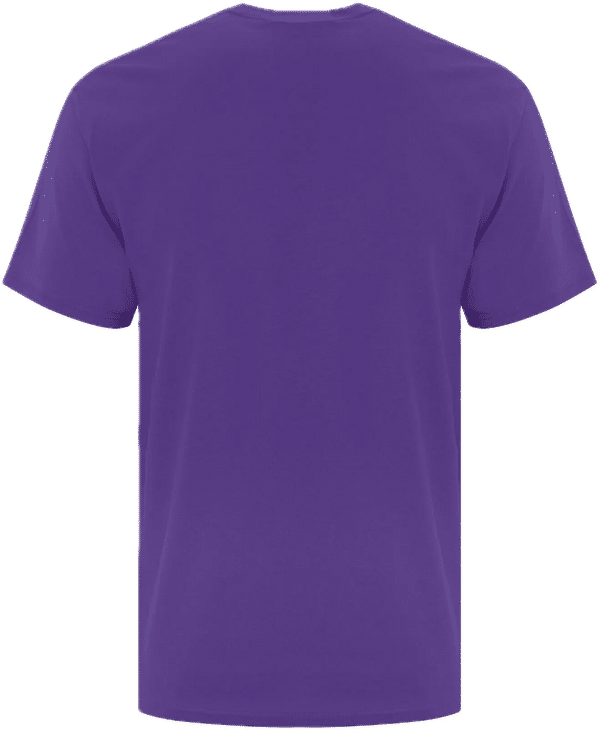 Am image of a Custom ATC Everyday Cotton Tee in Team Purple!