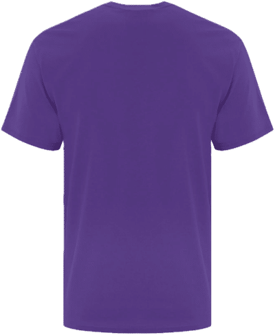 Am image of a Custom ATC Everyday Cotton Tee in Team Purple!