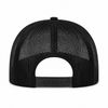 An image of a Custom ATC Everyday Cotton Twill 5 Panel Trucker Rope Cap in Black/Black!