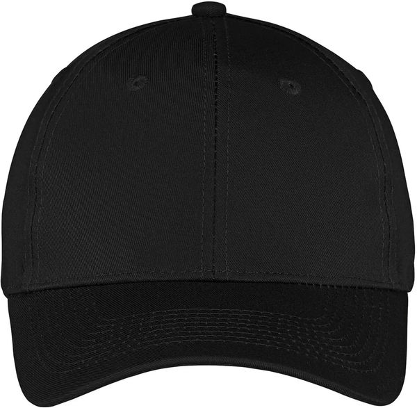 An image of a Custom ATC Everyday Cotton Twill Cap in Black!