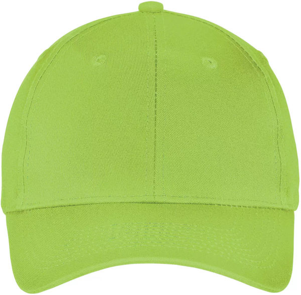An image of a Custom ATC Everyday Cotton Twill Cap in Lime Shock!