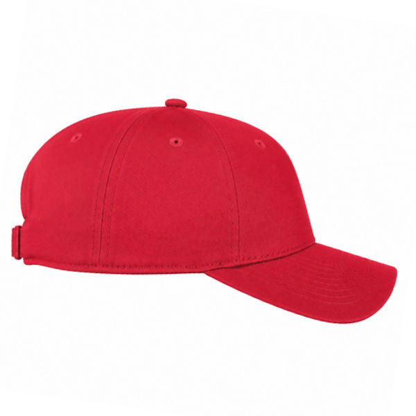 An image of a Custom ATC Everyday Cotton Twill Cap in Red!