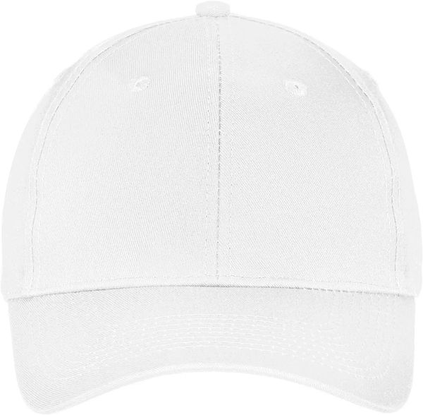 An image of a Custom ATC Everyday Cotton Twill Cap in White!