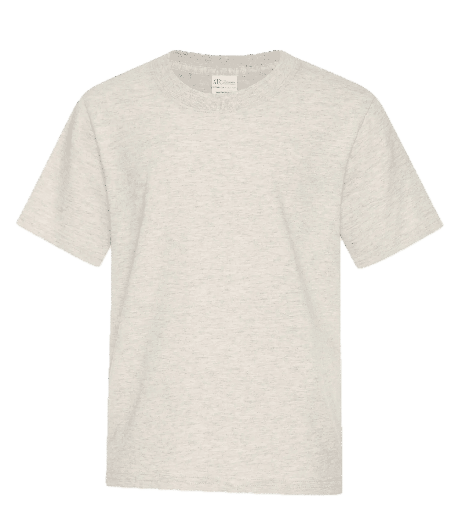 ATC Everyday Cotton Youth Tee in Oatmeal Heather