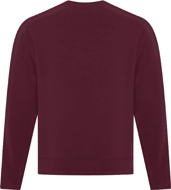 Am image of a Custom ATC Everyday Fleece Crewneck Sweatshirt in Maroon!