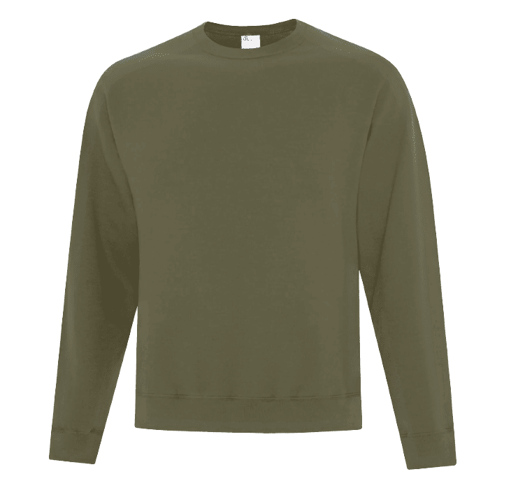 ATC Everyday Fleece Crewneck Sweatshirt in Military Green