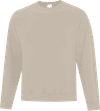 Am image of a Custom ATC Everyday Fleece Crewneck Sweatshirt in Sand!