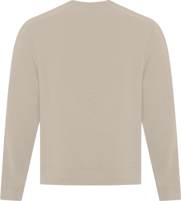 Am image of a Custom ATC Everyday Fleece Crewneck Sweatshirt in Sand!