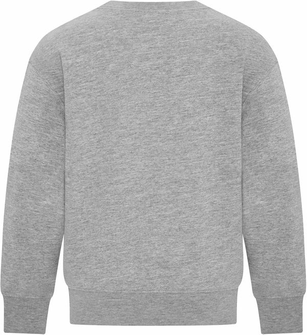 Am image of a Custom ATC Everyday Fleece Crewneck Youth Sweatshirt in Athletic Heather!