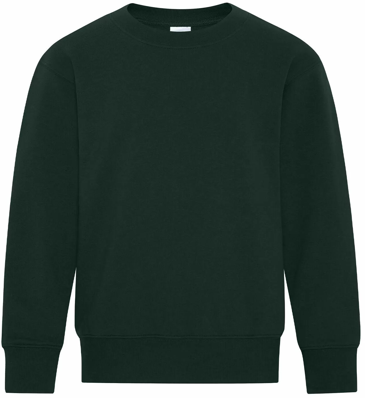 ATC Everyday Fleece Crewneck Youth Sweatshirt in Dark Green
