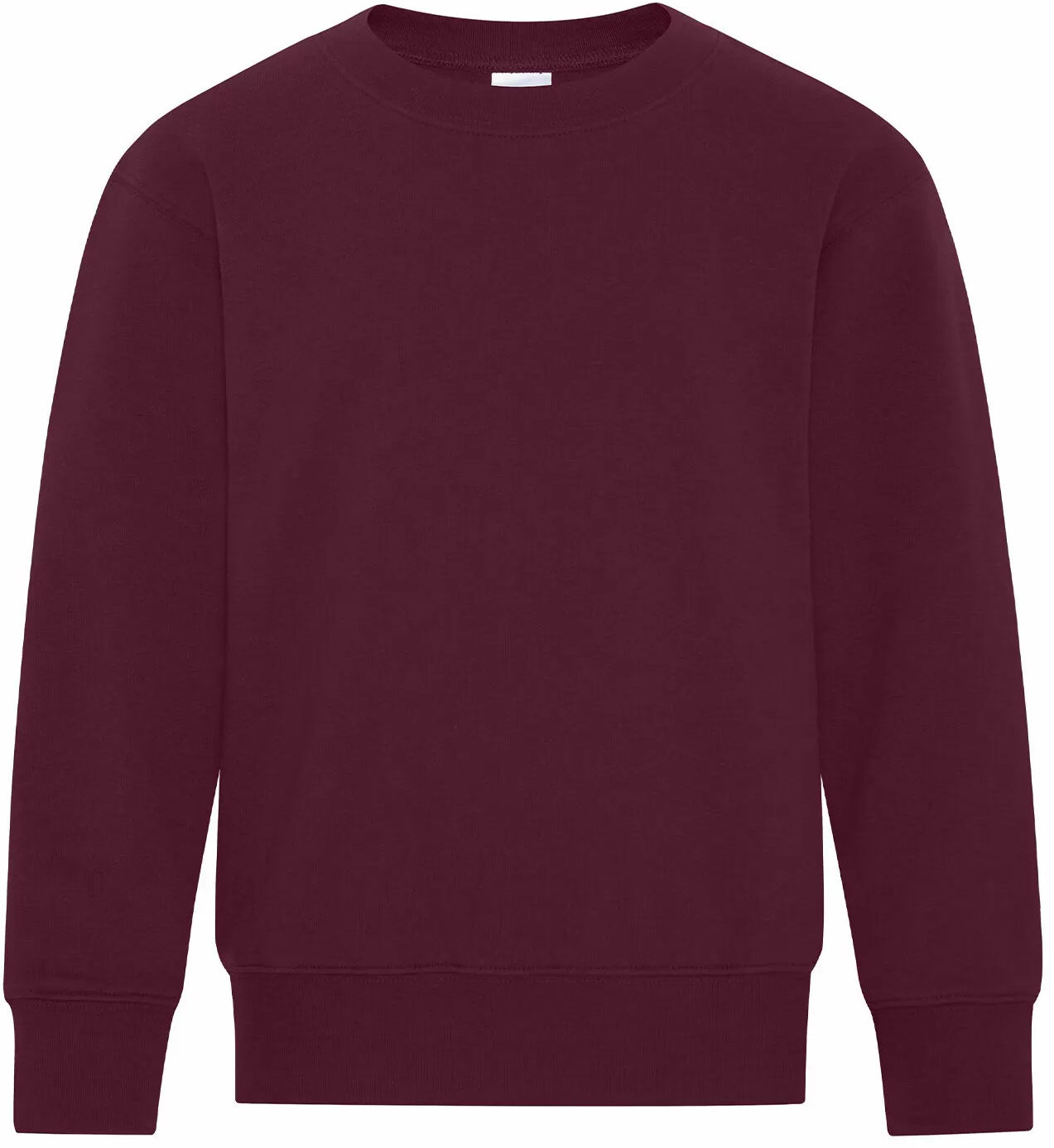 ATC Everyday Fleece Crewneck Youth Sweatshirt in Maroon