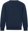 Am image of a Custom ATC Everyday Fleece Crewneck Youth Sweatshirt in Navy!