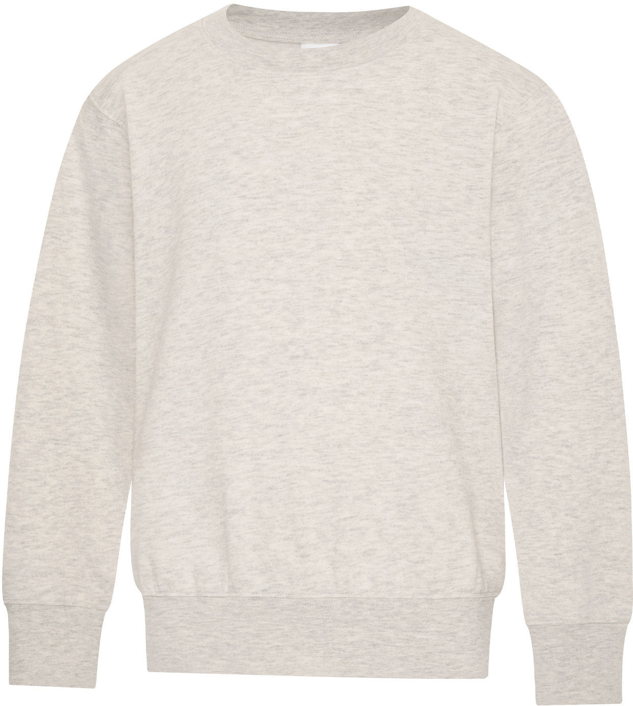 ATC Everyday Fleece Crewneck Youth Sweatshirt in Oatmeal Heather