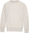 Am image of a Custom ATC Everyday Fleece Crewneck Youth Sweatshirt in Oatmeal Heather!