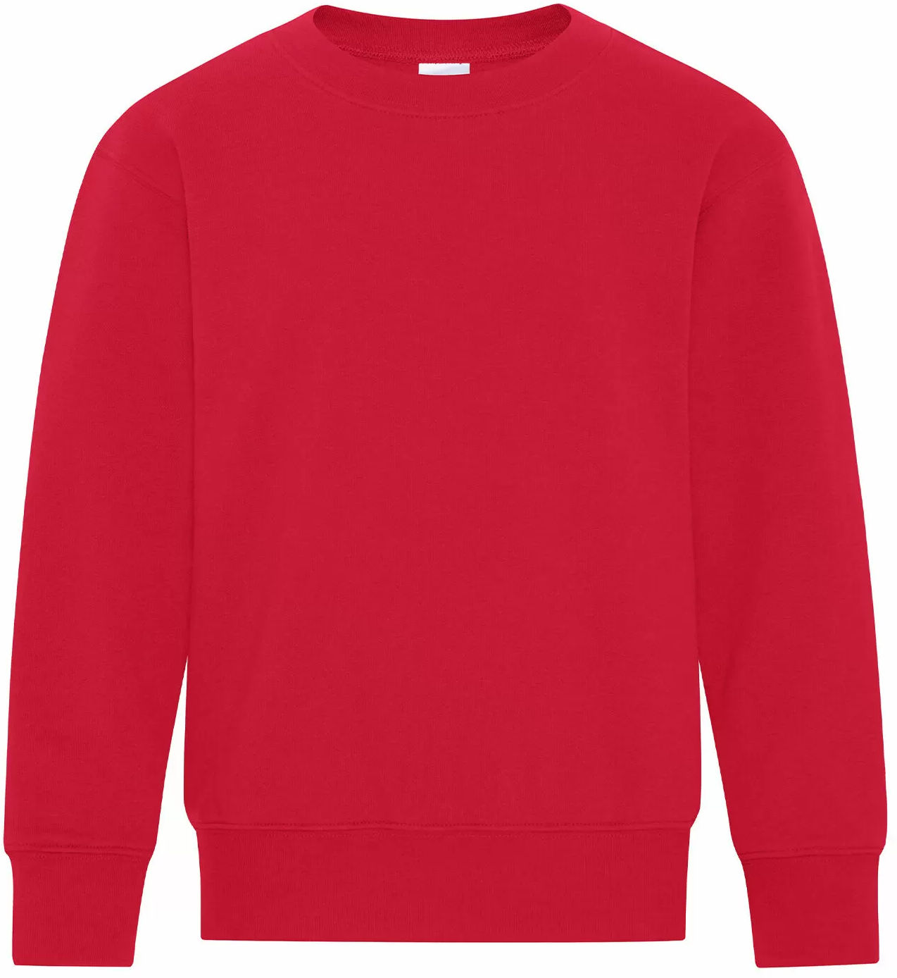 ATC Everyday Fleece Crewneck Youth Sweatshirt in Red