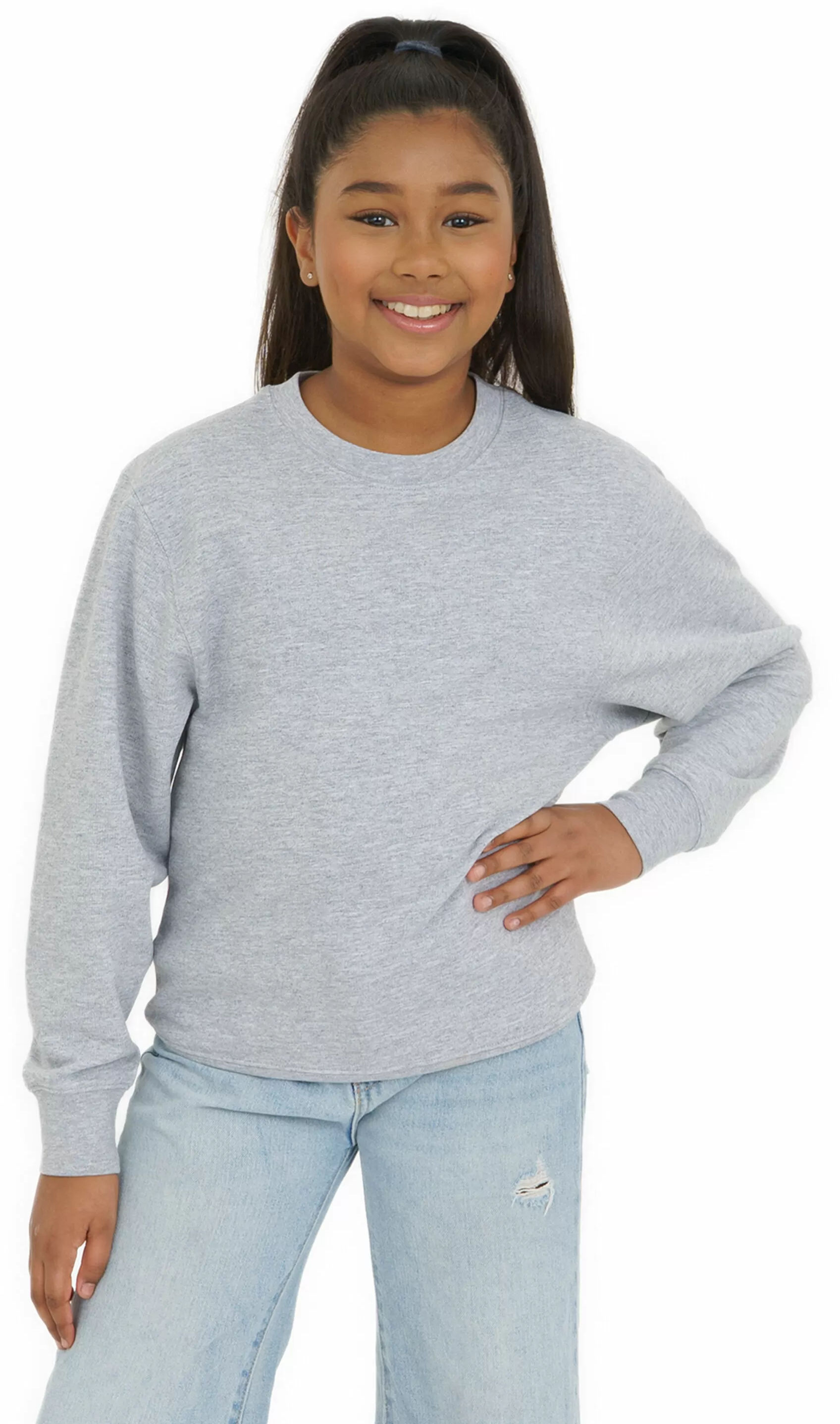 ATC Everyday Fleece Crewneck Youth Sweatshirt