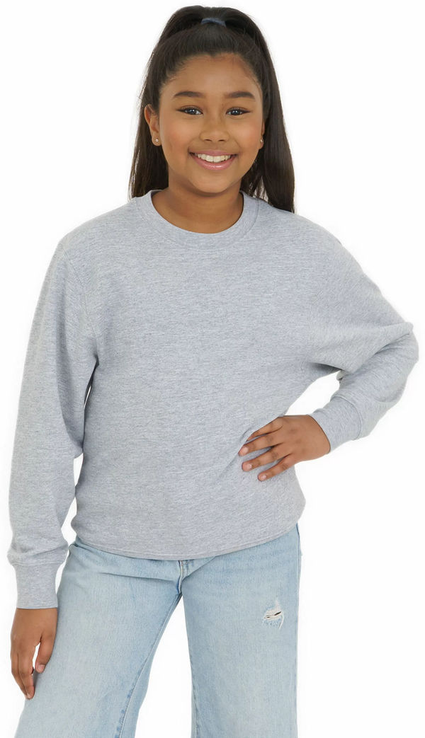 An image of a Custom ATC Everyday Fleece Crewneck Youth Sweatshirt!