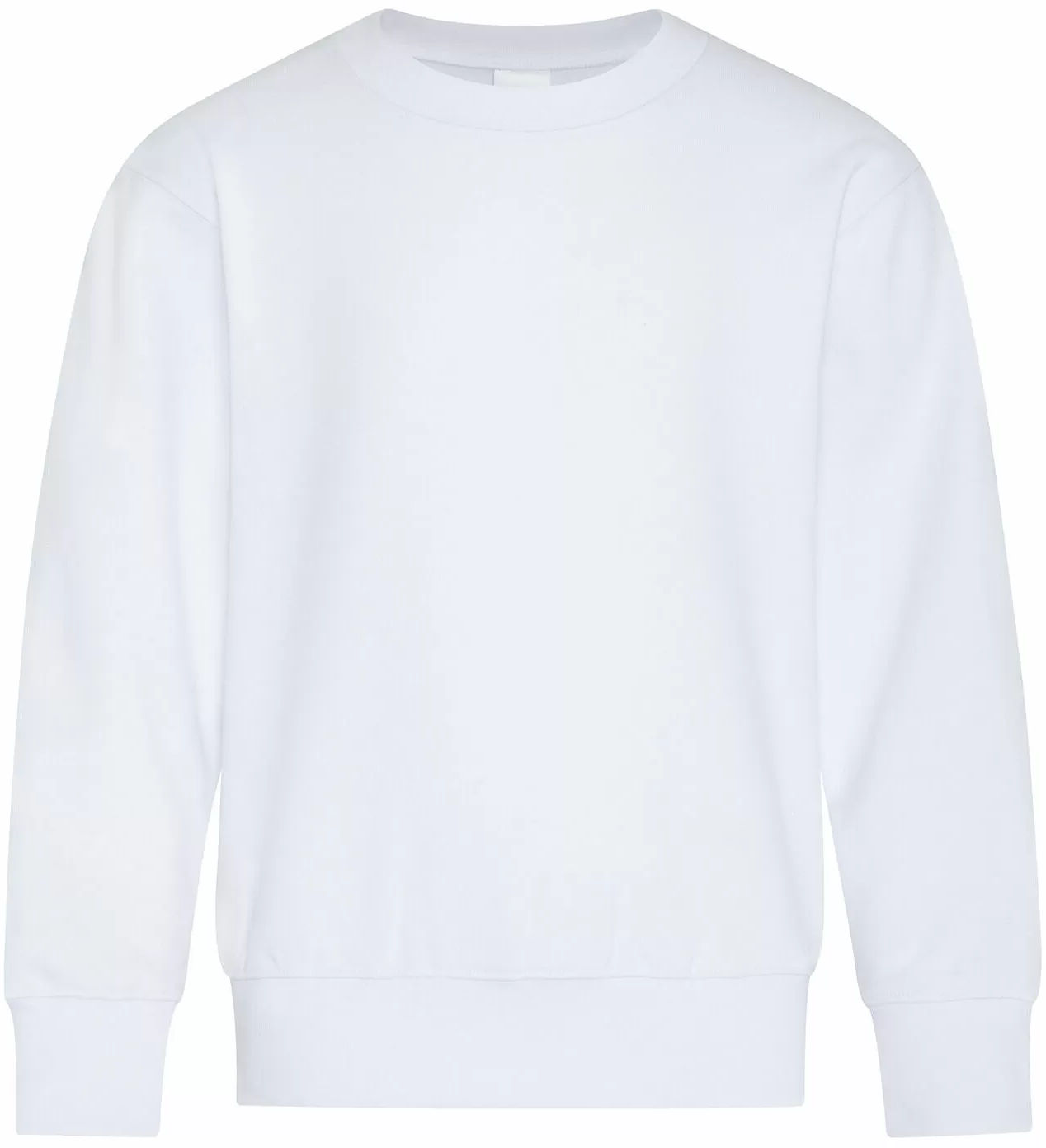 ATC Everyday Fleece Crewneck Youth Sweatshirt in White