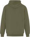 Am image of a Custom ATC Everyday Fleece Full Zip Hooded Sweatshirt in Military Green!
