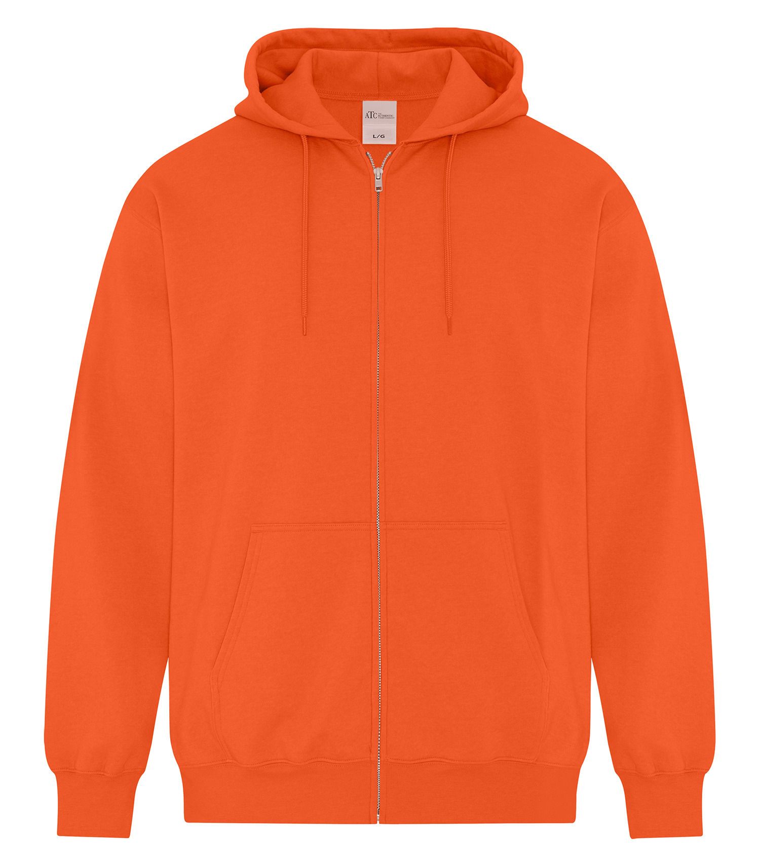 ATC Everyday Fleece Full Zip Hooded Sweatshirt in Orange