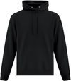 An image of a Custom ATC Everyday Fleece Hooded Sweatshirt in Black!