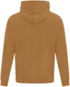 Am image of a Custom ATC Everyday Fleece Hooded Sweatshirt in Caramel!