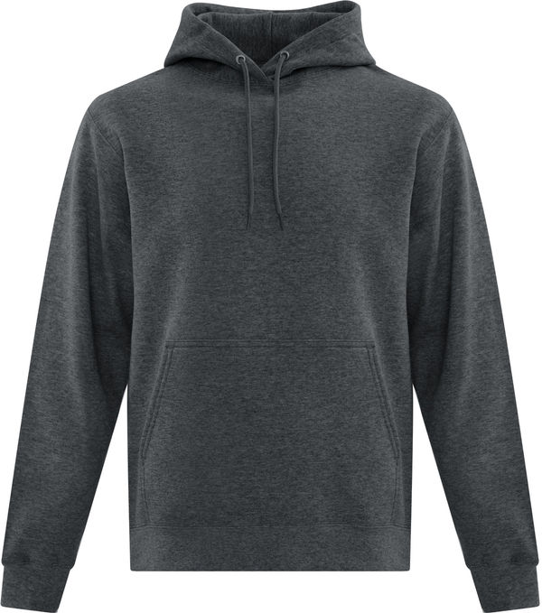 An image of a Custom ATC Everyday Fleece Hooded Sweatshirt in Dark Heather Grey!