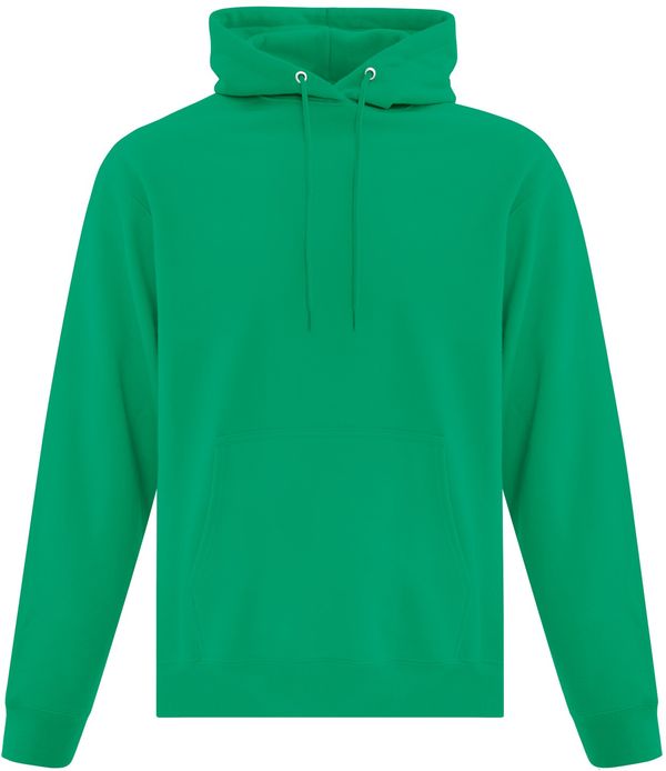 An image of a Custom ATC Everyday Fleece Hooded Sweatshirt in Kelly!
