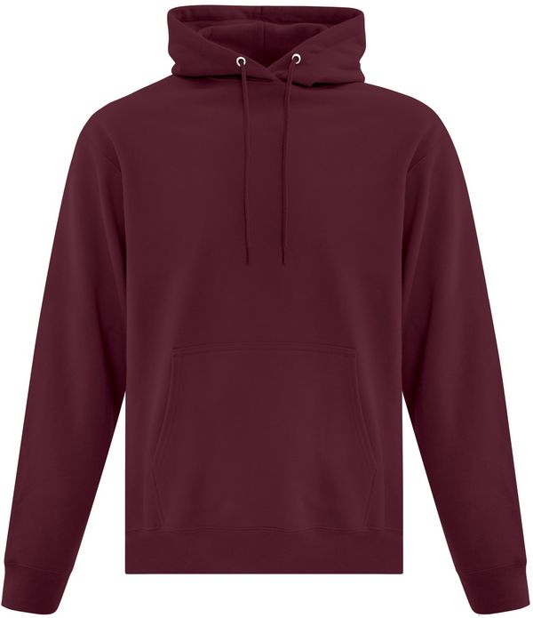 An image of a Custom ATC Everyday Fleece Hooded Sweatshirt in Maroon!