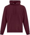 An image of a Custom ATC Everyday Fleece Hooded Sweatshirt in Maroon!