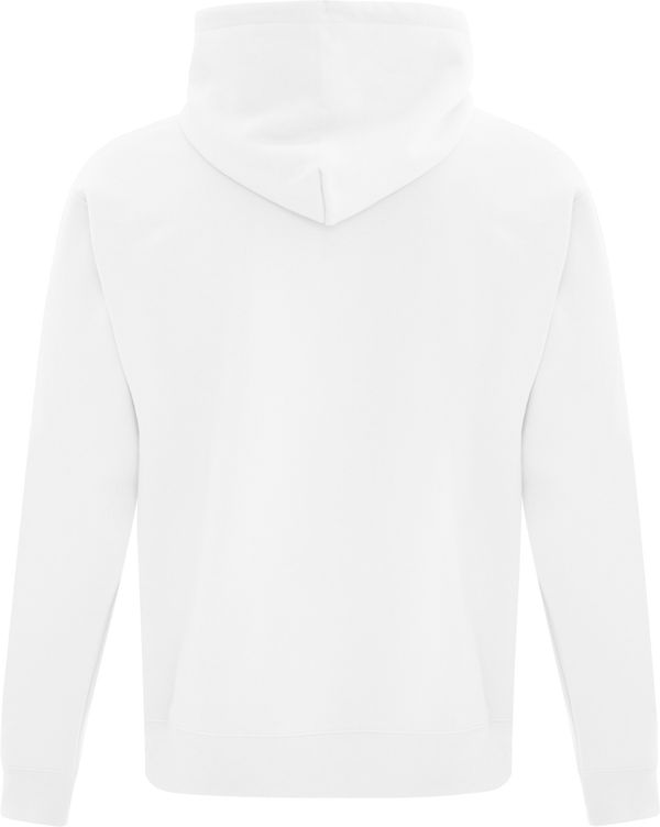 An image of a Custom ATC Everyday Fleece Hooded Sweatshirt in White!