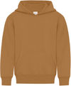 Am image of a Custom ATC Everyday Fleece Hooded Youth Sweatshirt in Caramel!